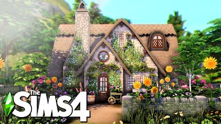 Cosy Overgrown Cottage 🌻  The Sims 4 Speed Build [upl. by Aneleasor918]