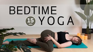 Dreamy BEDTIME Yoga Stretch for BETTER Sleep amp Relaxation  15 Min [upl. by Lindsley]