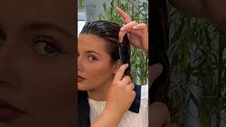 STYLING MY NEW HAIR CUT  slick back wet hair tutorial on curly hair [upl. by Cherilyn]