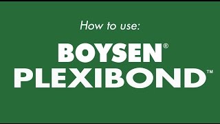 How to use BOYSEN Plexibond [upl. by Arvie]