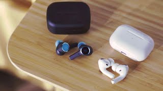 Bang amp Olufsen Beoplay EX Vs AirPods Pro  Comparison of Two Flagship Earbuds 2022 [upl. by Averir]