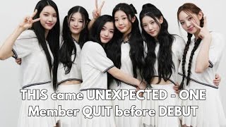 What HAPPENED to HYBEs ILLIT Member EXITS Group BEFORE Debut [upl. by Preiser548]