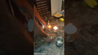 Deepam 🪔 light poojai shortvideo deepam god traditional [upl. by Dulcine133]