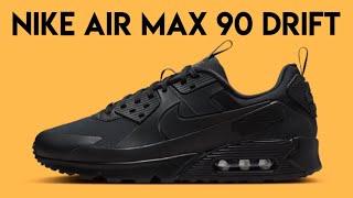 NIKE AIR MAX 90 DRIFT quotTriple Blackquot [upl. by Lady680]