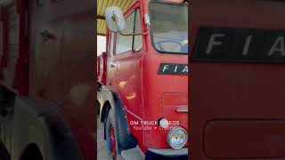 Camion Fiat 682 N4 motrice tre assi Viberti in partenza [upl. by Niahs]