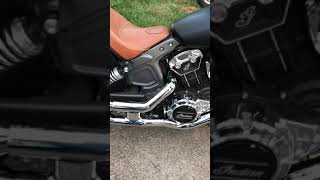 Bassani 3” replacement muffler on Indian Scout [upl. by Eniala]