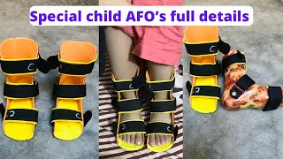 Special child AFO’s Review  Price  Comfort hai k nhe  Atia vlogs [upl. by Eillen625]