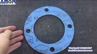 Cutting gasket with CNC gasket cutting machine [upl. by Reginauld]