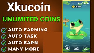 Xkucoin Unlimited Coins Hack Script  Unlimited Coins Trick  Xkucoin Coin Script Android Termux [upl. by Acinnor]