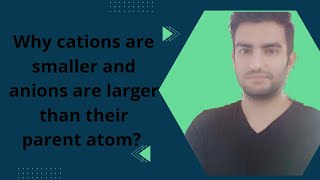 Cations are smallerampanions are larger than their parent atomAtomic radiusPeriodic tableNeetJee [upl. by Lytton]