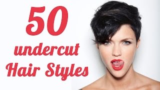 50 undercut female hairstyles [upl. by Cirederf]