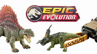 new Jurassic world Hammond collection dimetrodon and epic Evolution einiosaurus [upl. by Adnirem]