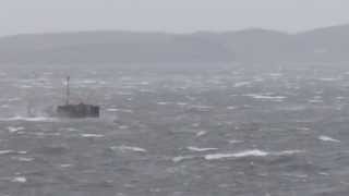 Wemyss Bay Pier Storm January 2014 [upl. by Corbet]