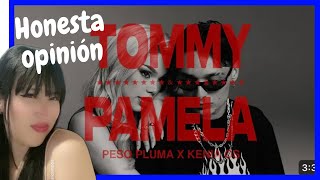 Peso pluma y Kenias Os REACCIONANDO a TOMMY amp PAMELA â¤ï¸â€ðŸ”¥ Video OFICIAL [upl. by Aerdnaid]