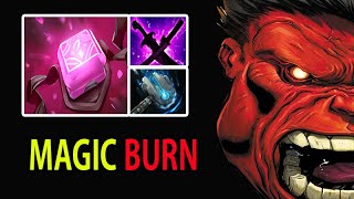 PHYLACTERY FIRST ITEM MIN 5  Axe Mid Magic Burn Build Kaya and Sange  Meteor Hammer 733d Dota 2 [upl. by Ecital586]