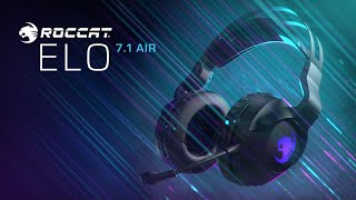 ROCCAT Elo 71 Air  Wireless Surround Sound RGB Gaming Headset  4K Trailer [upl. by Lorrimor212]