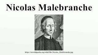 Nicolas Malebranche [upl. by Jakob916]