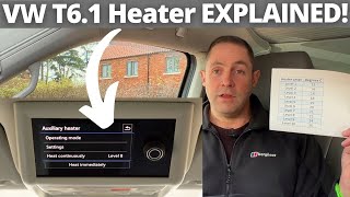 How To Stay Warm VW California Diesel Heater EXPLAINED [upl. by Ah]