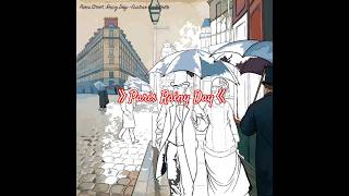 Paris Streets  Rainy Day  Calming PaintbyColor Art [upl. by Sanborn]