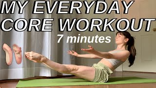 My everyday ballet core workout  beginner friendly ballet workout w tabatas [upl. by Inattirb]