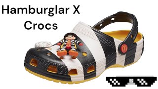 Unboxing Crocs X McDonald’s Hamburglar  I’m lovin it 😂  try on [upl. by Tonia]