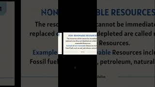 Easy Explanation of Renewable Resources and NonRenewable Resources [upl. by Kahler]