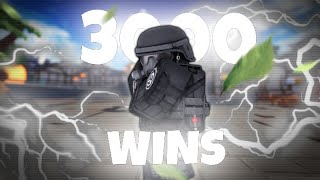 reaching 3000 wins in roblox bedwars [upl. by Ahsiekit]