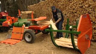 Holzspalter liegend der SplitMaster 20 mit EasySpaltmesser – POSCH Leibnitz [upl. by Eissel]