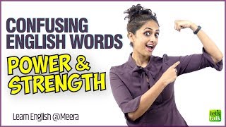 Improve Your English Vocabulary  Confusing Words⚡️POWER amp 💪Strength  English Speaking Lesson [upl. by Wayne390]