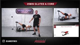 Lagree Microformer 25 minute glutes and core workout [upl. by Ainoval]