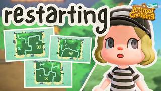 STARTING a NEW Animal Crossing Island 🌳 [upl. by Gio]