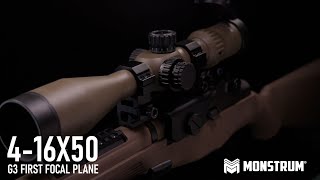 Monstrum 416x50 G3 FFP Rifle Scope Overview [upl. by Werby]