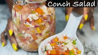 How to make the tastiest Conch Salad  Easy Step [upl. by Glarum226]