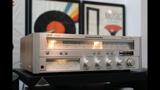 Marantz SR2000 Vintage Amplifier amp Receiver made in Japan  Fully serviced [upl. by Kimbell]