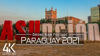 【4K】Drone RAW Footage 🔥 This is PARAGUAY 2021 🔥 Asuncion 🔥 Ciudad del Este  UltraHD Stock Video [upl. by Mehsah531]