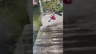 🤔fishing rod 😱 shorts viralvideo comedyvideos [upl. by Zipnick]