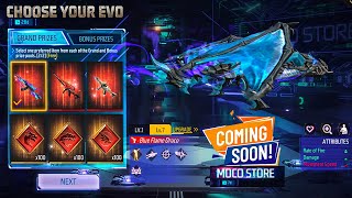 Choose Your Evo Moco Store Free Fire  Upcoming Moco Store Free Fire  Free Fire New Event [upl. by Ursi]