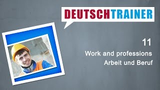 German for beginners A1A2  Deutschtrainer Work [upl. by Amasa301]