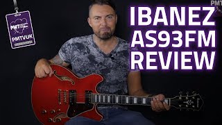 Ibanez AS93FM TCD Artcore Expressionist Semi Hollow Review [upl. by Freeborn632]