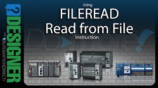 AutomationDirect Domore Designer Using the FILEREAD Instruction [upl. by Naginnarb]