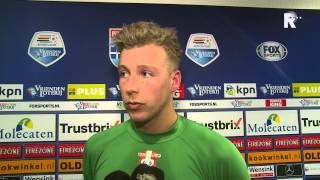 Rick ten Voorde na afloop van PEC Zwolle  FC Dordrecht [upl. by Dyna984]