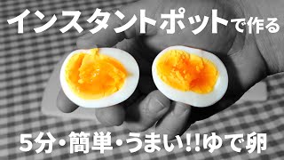 【簡単】インスタントポットで作るゆで卵 [upl. by Animahs]