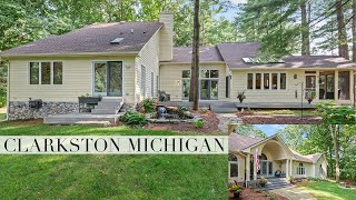 4BR 4BA 5000SF Clarkston Michigan Home  Real Estate [upl. by Sair]