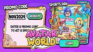 NEW CODE Avatar World  New Code For Avatar World 2024  avatar world story 2024 [upl. by Akemak898]