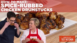 How to Make Grilled SpiceRubbed Chicken Drumsticks [upl. by Nilreb]