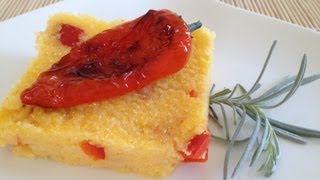 Polenta Rezept  mediterrane Beilage für viele Gerichte von einfachKochen [upl. by Adnoek]