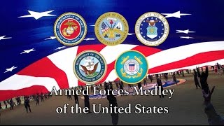 US Military Songs United States Armed Forces Medley [upl. by Manley]