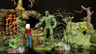 DC Comics Essentials Swamp Thing DC Collectibles Action Figure Review amp Comparison [upl. by Konikow]