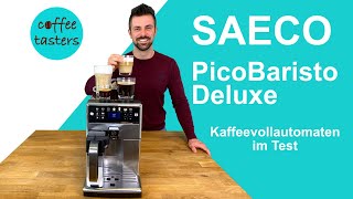 Saeco PicoBaristo Deluxe SM557310 im Test  5 Getränke live zubereitet [upl. by Magena]