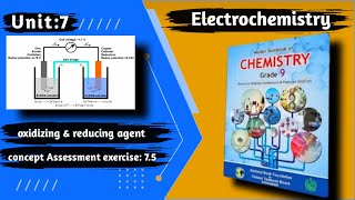 Unit 7 chem class 9th I Oxidizing and reducing Agents I Concept assessment exercise 75 [upl. by Bokaj]